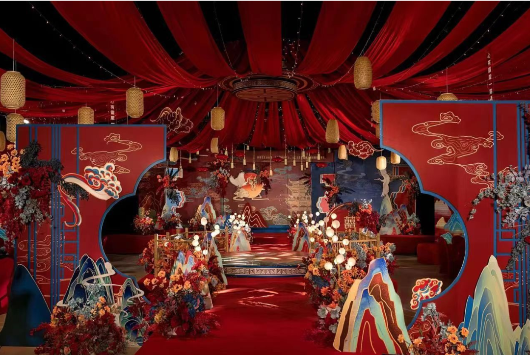 带你梦回汉唐,穿越千年,身临充满典雅古风意蕴的汉唐婚礼现场