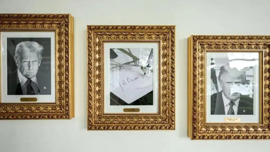 白宫新版“总统星光正途”负责揭幕：拜登像被用“自动签名笔”取代