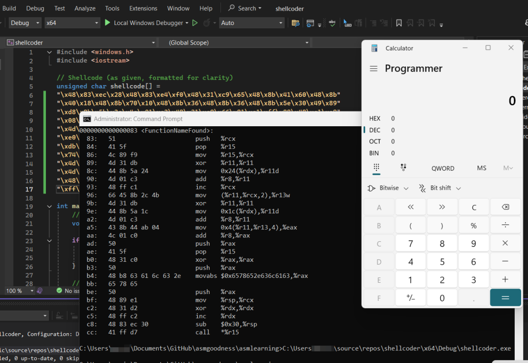 x64汇编与 shellcode 入门教程 03 - 信息安全知识库
