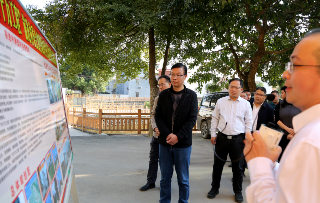 李亚旭督导检查渔涝镇"百千万工程"绿美乡村建设工作