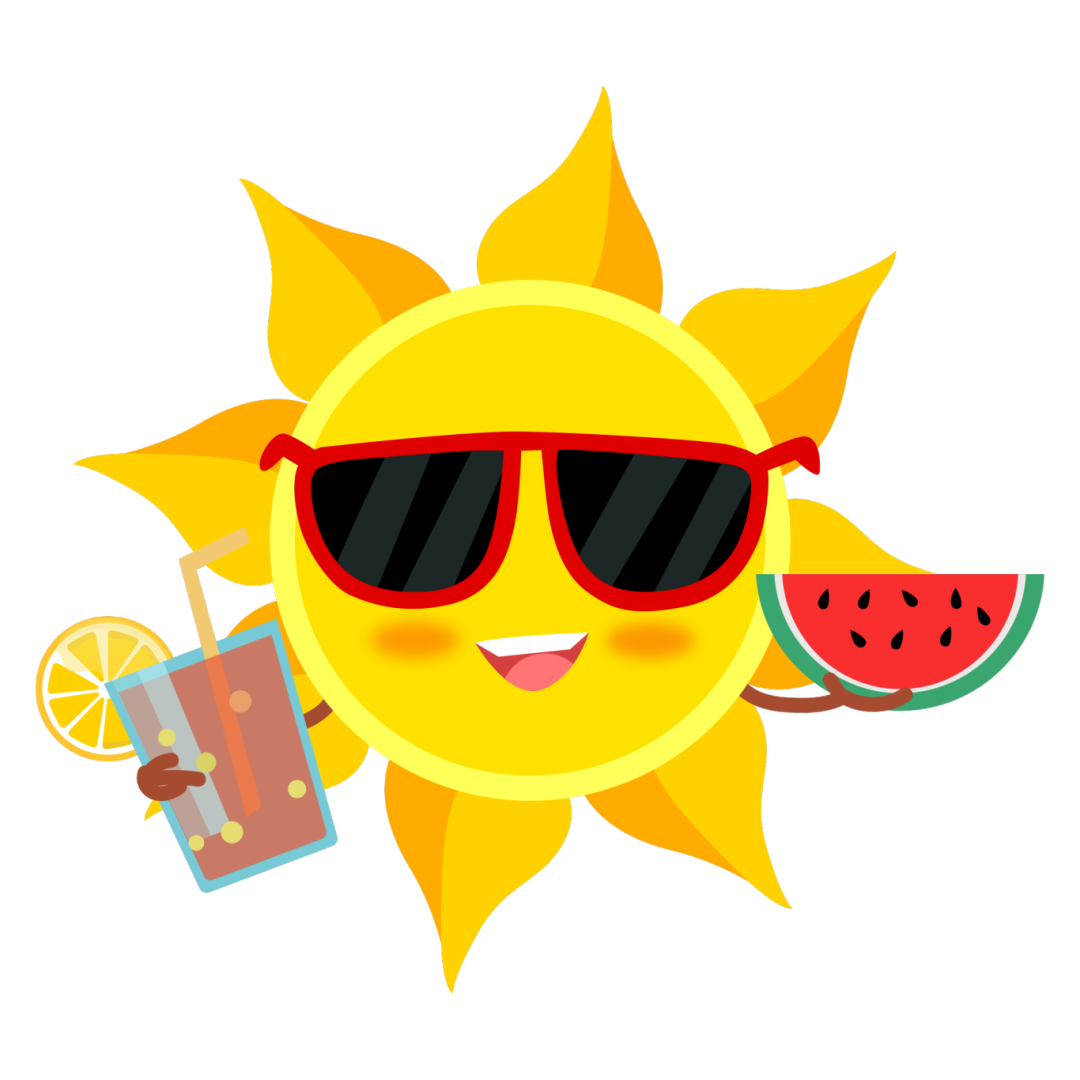 千库网_拟人太阳夏日吃甜品矢量图夏天_元素编号13060212.png