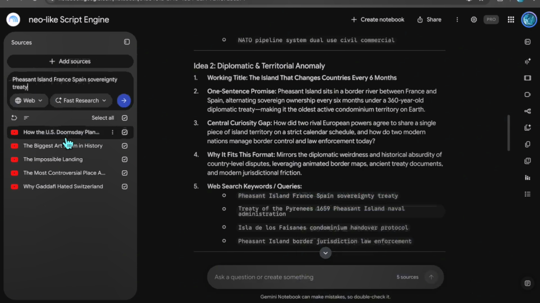 用Gemini Notebook拆解爆款频道并批量产出原创深度视频方法