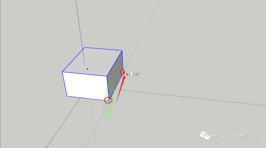 图片[17]-【SketchUp教程】SketchUp 学习第14节：旋转工具 - 由甫网-由甫网