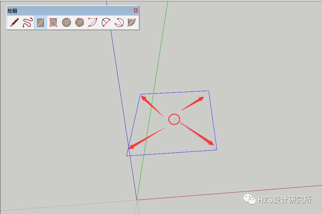 图片[7]-【SketchUp教程】SketchUp 学习第9节：矩形工具 - 由甫网-由甫网