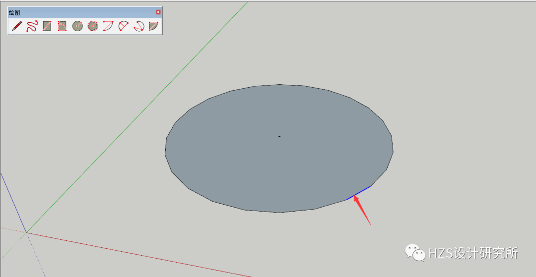 图片[11]-【SketchUp教程】SketchUp 学习第10节：圆形工具 - 由甫网-由甫网