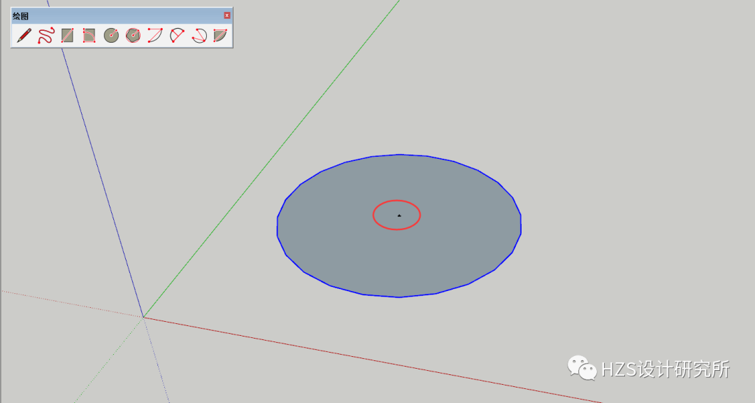 图片[9]-【SketchUp教程】SketchUp 学习第10节：圆形工具 - 由甫网-由甫网