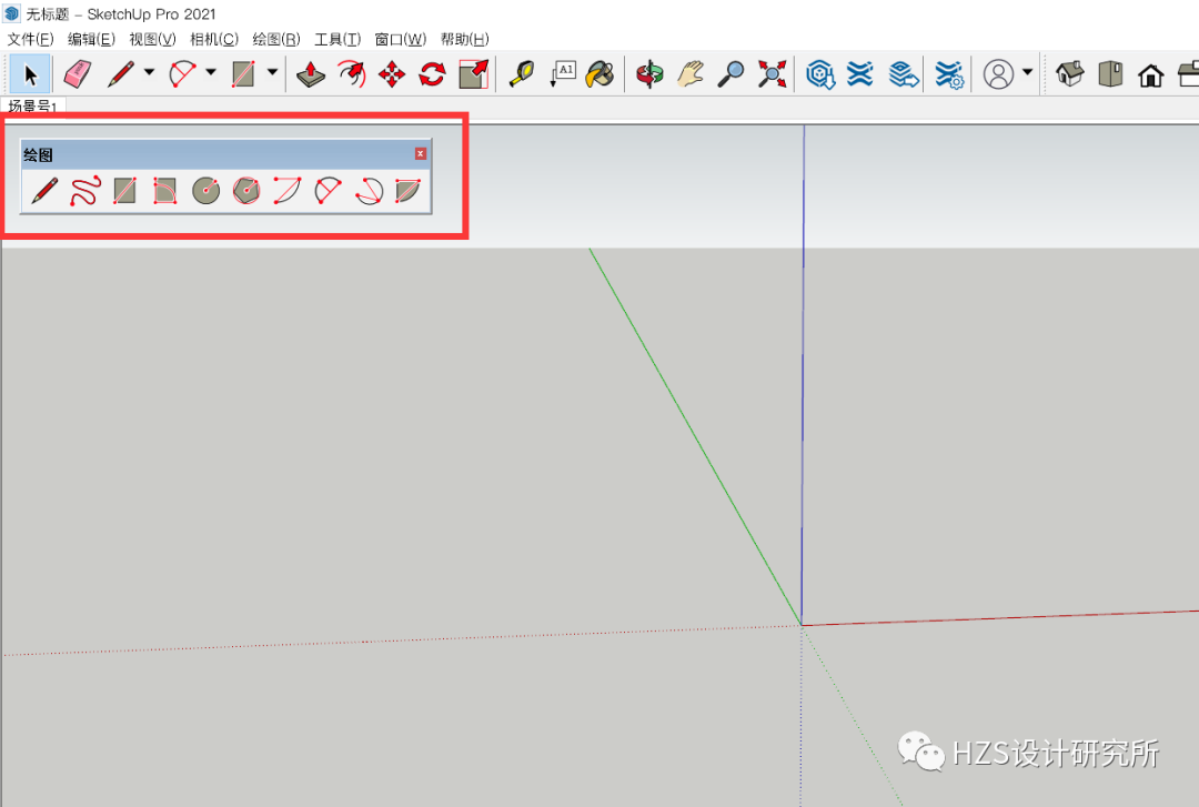 图片[7]-【SketchUp教程】SketchUp 学习第8节：直线工具 - 由甫网-由甫网