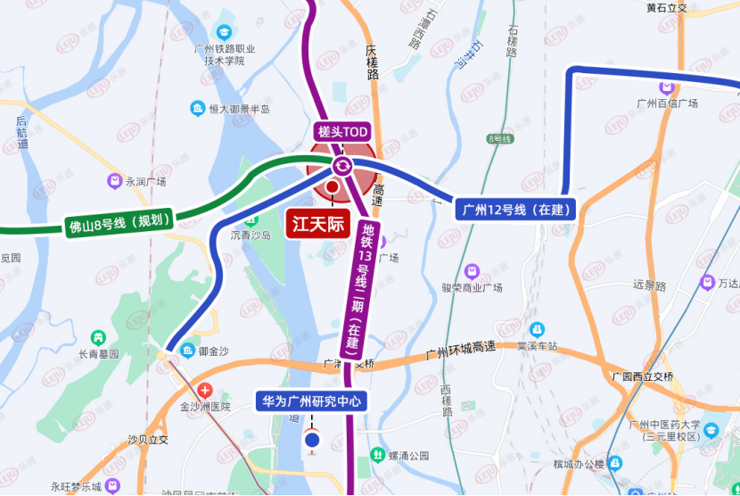 广州白云【五矿招商江天际】78-140㎡ 三*四房，总价320万起！
