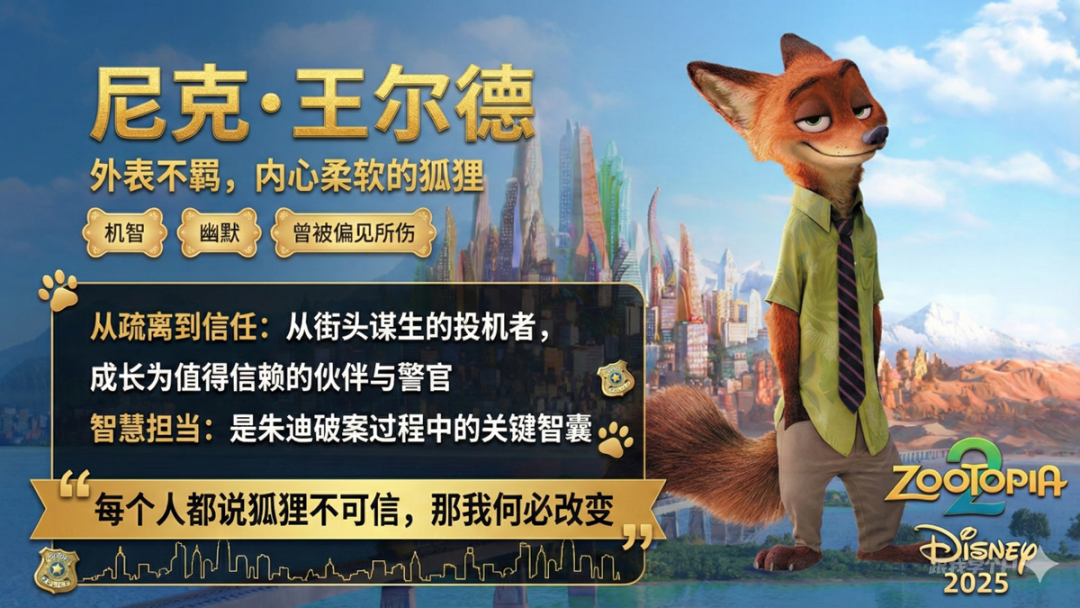 AI生成的尼克狐角色页1
