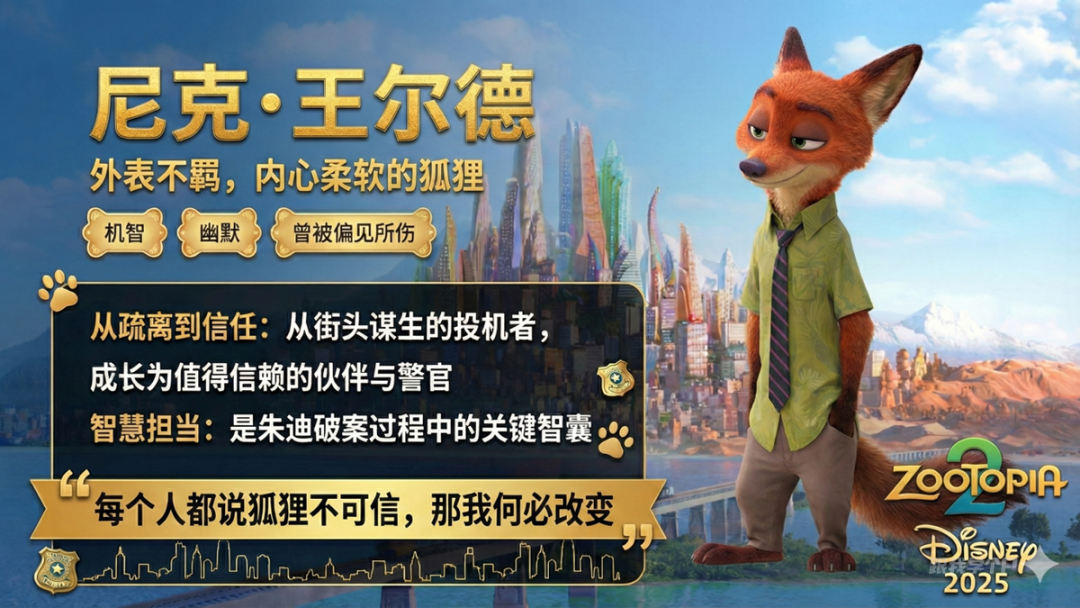 优化后的尼克狐角色页