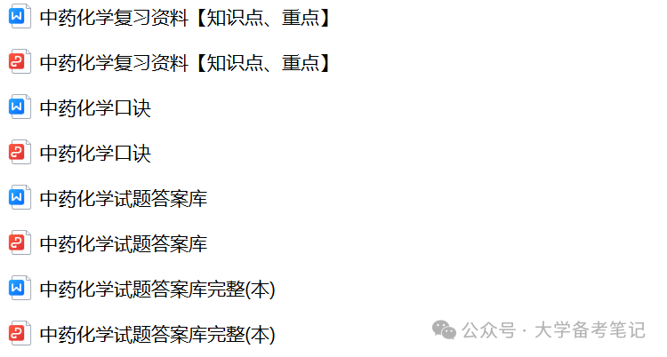 《中药化学》题库+期末考研试题+知识点总结+考试重点
