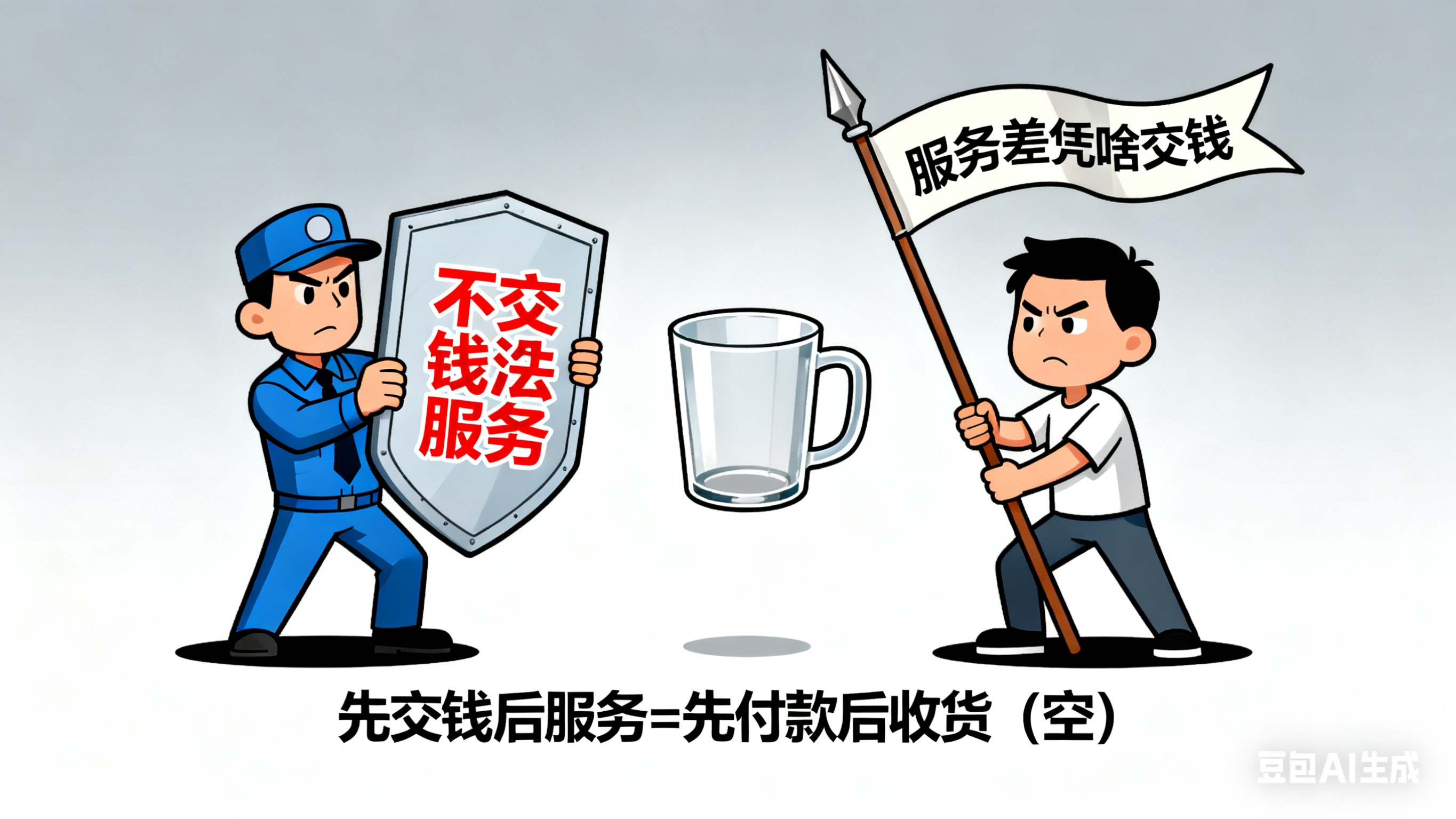 交物业费和不交物业费的都沉默了