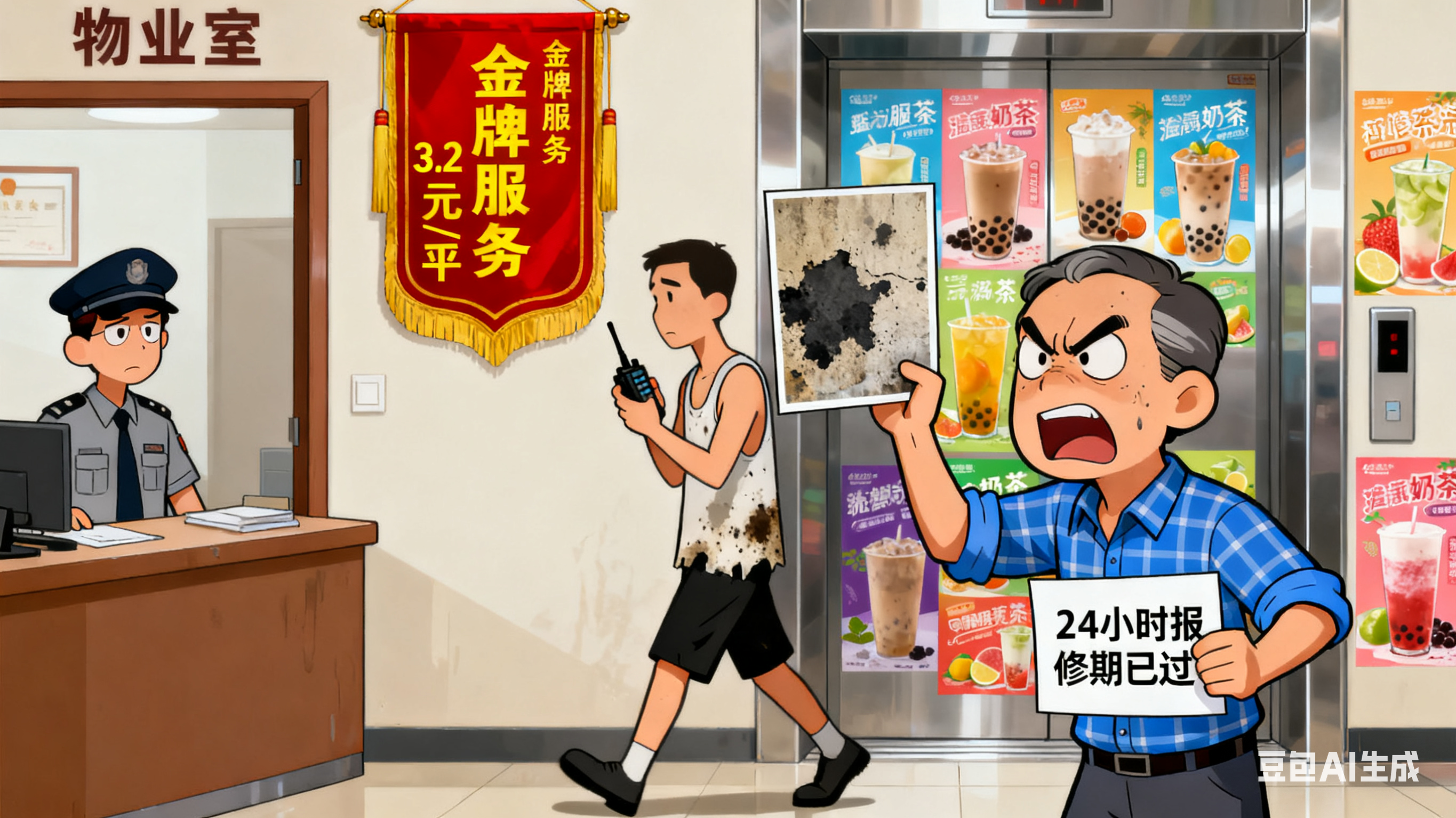 交物业费和不交物业费的都沉默了