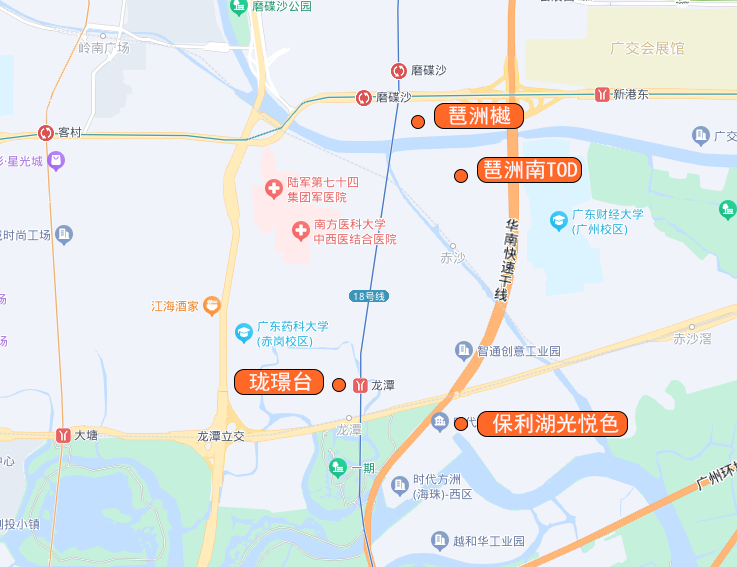 琶洲南新盘【广州地铁珑璟台】单价8.5万，总价1000万起！