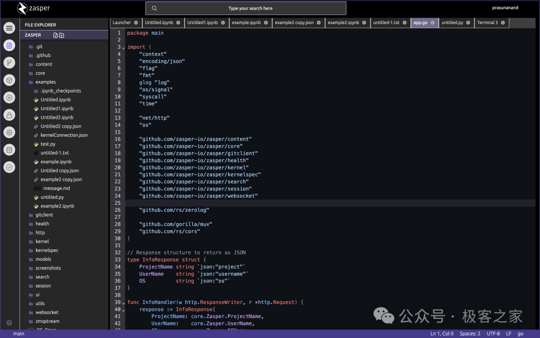 图片[8] - Zasper 一款低内存占用 速度极快的高性能IDE - 易航博客