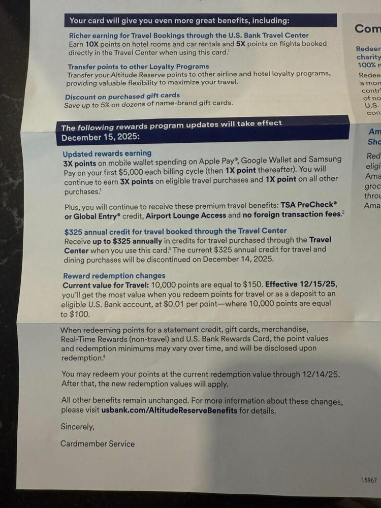 US Bank UAR点数转点法航荷航上线 昔日神卡仍难回巅峰