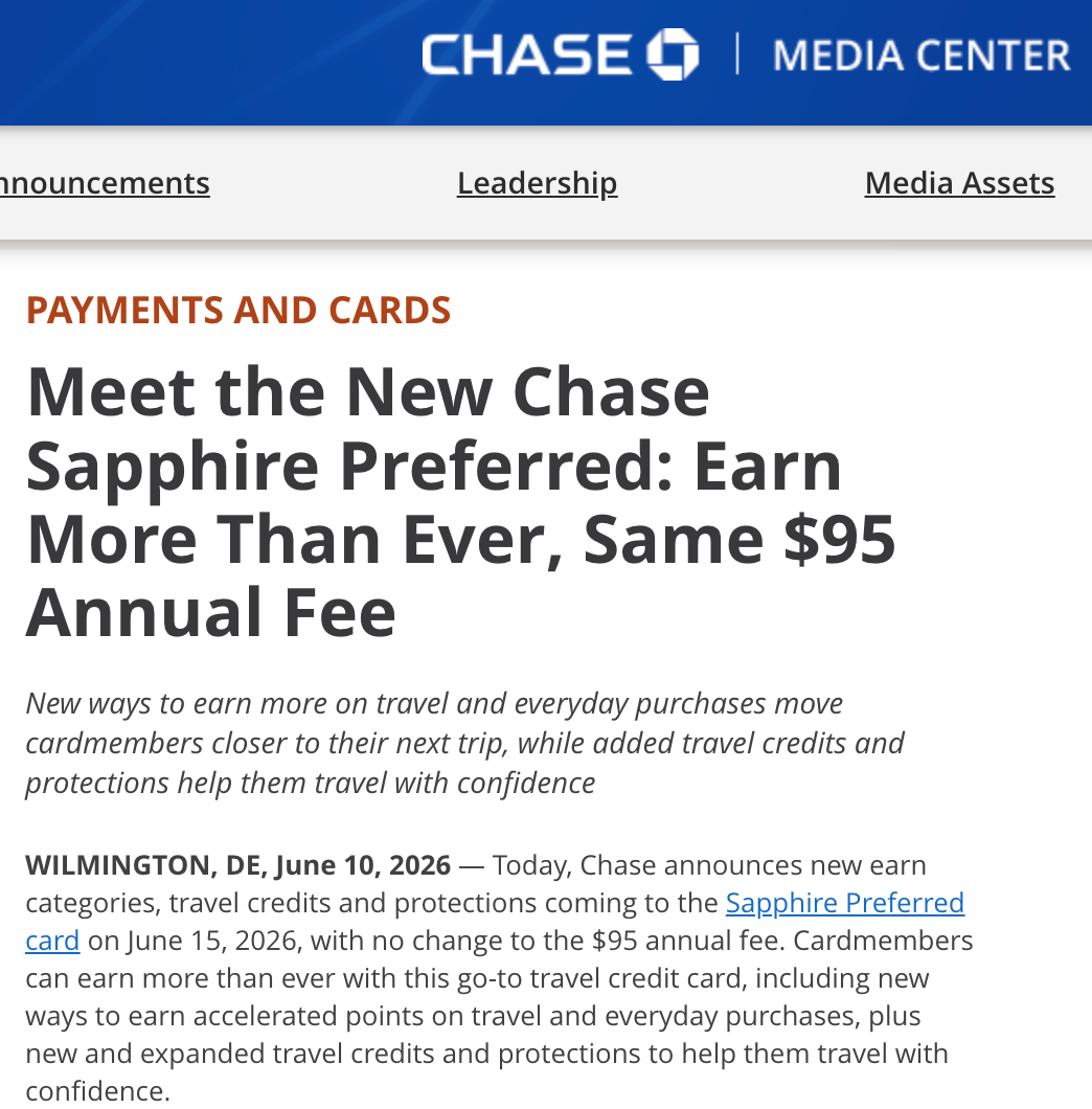 Chase UR转Hyatt比例10月起从1 ：1降至4 ：3 CSP持卡人最后转点提醒
