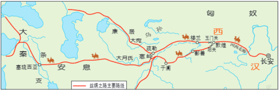 丝绸之路路线图清晰_古代丝绸之路路线图_丝绸之路路线古代图