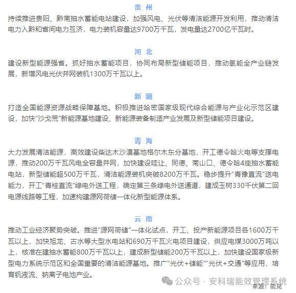 各地新能源政策頻出，看安科瑞 EMS 如何 “接招