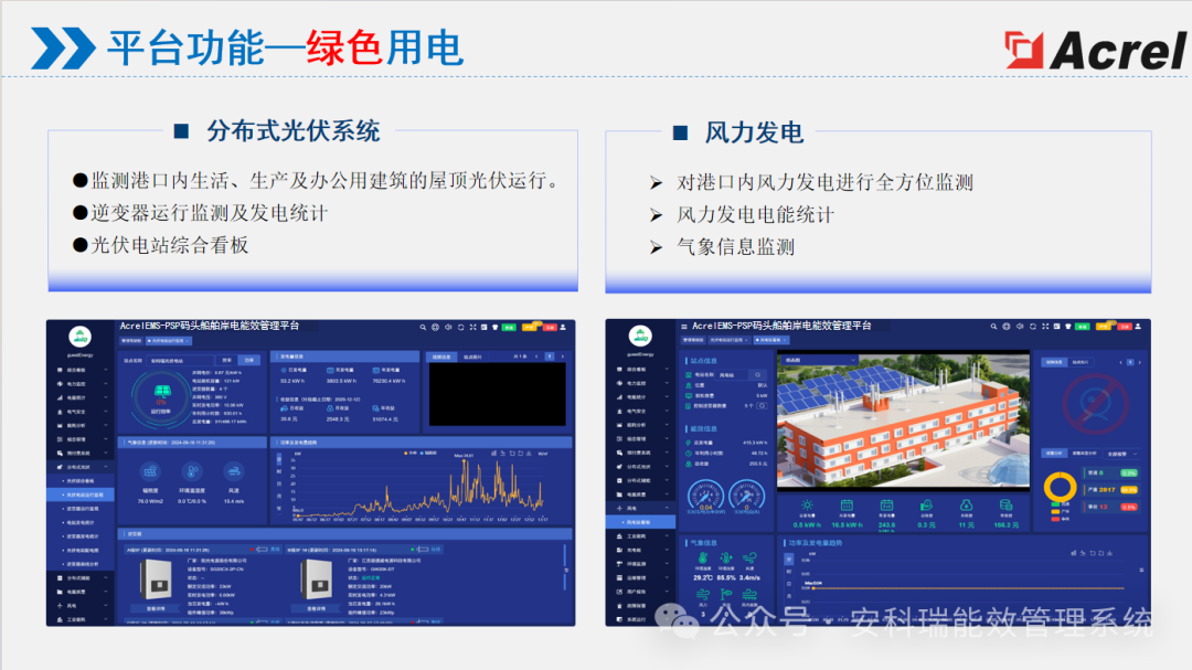 港口船舶岸電綜合能效解決方案——AcrelEMS-PSP 打造智慧低碳港口
