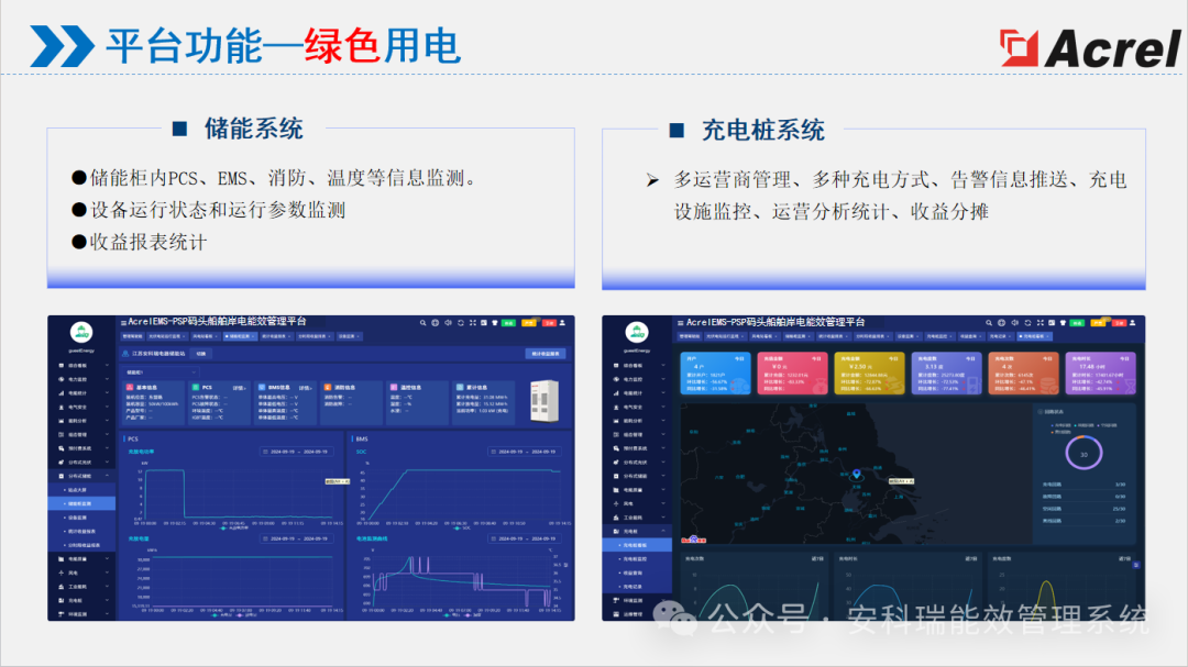 港口船舶岸電綜合能效解決方案——AcrelEMS-PSP 打造智慧低碳港口