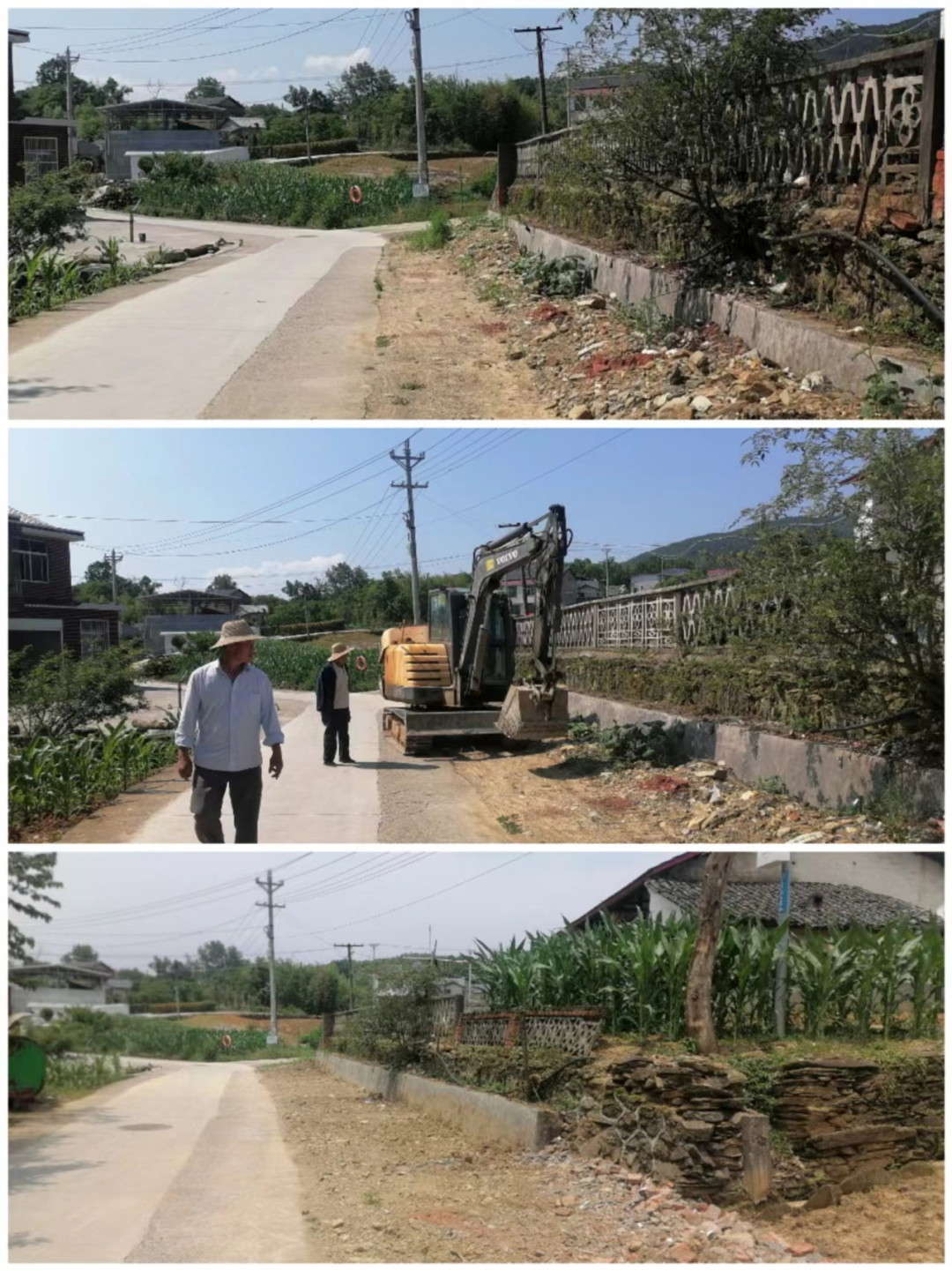 城关镇后坝村党支部书记袁昌军表示:"之前这里还是脏乱差的小村湾