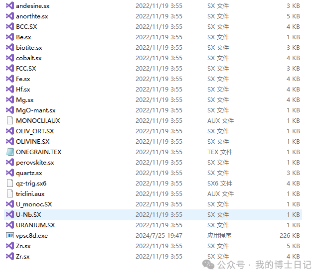 vpsc8.0内置绘制极图和反极图的软件POLE8d介绍的图7