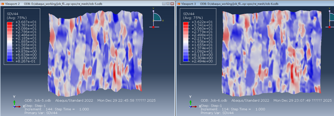晶体塑性模拟中的大变形网格重划分的图9