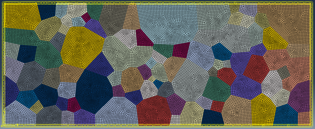 多晶塑性任意复杂网格周期性边界的施加的图1