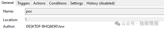 显示低权限用户作为作者的默认任务元数据XML