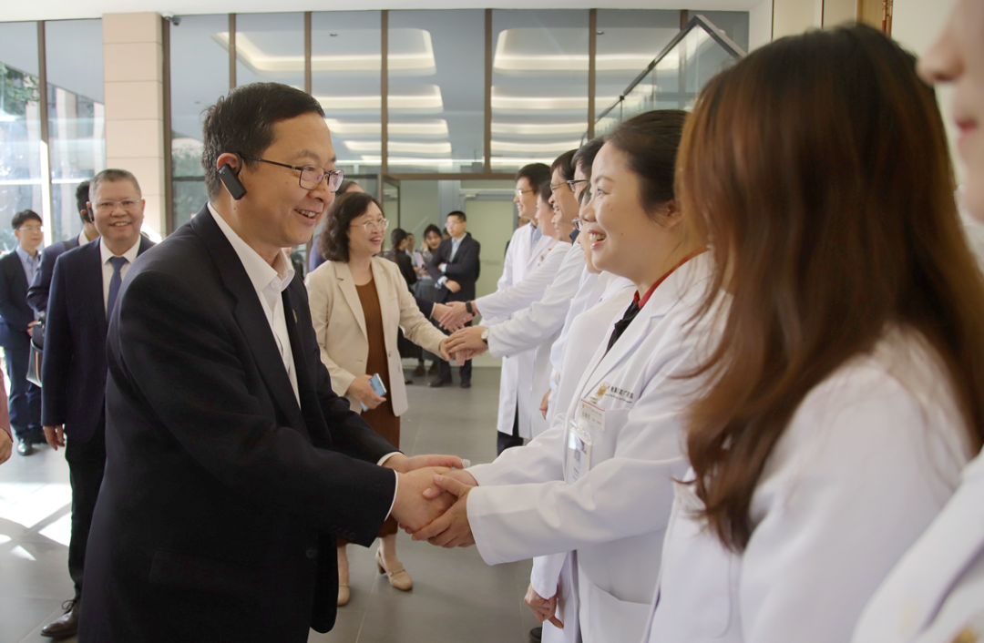 深化粤桂协作 赋能区域医疗 | 中山大学校长高松院士赴中山一院广西医院调研