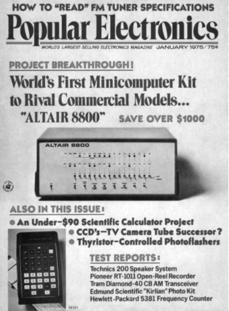 微软诞生50周年，比尔・盖茨撰文忆往昔，并发布了Altair BASIC源代码