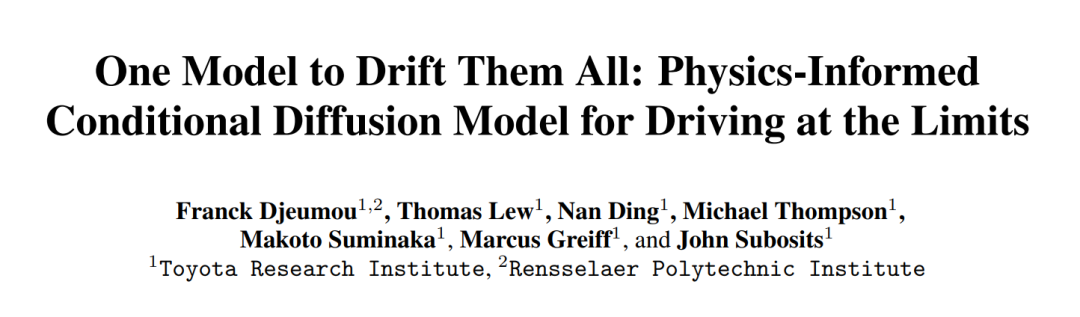 One Model to Drift Them All