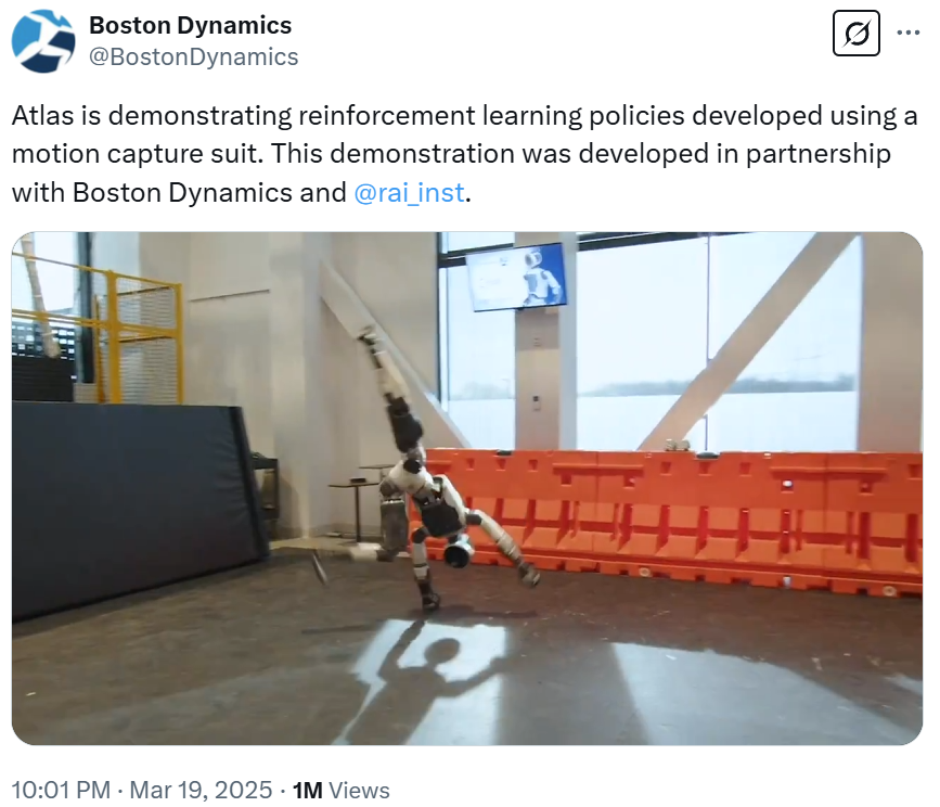 波士顿动力真「翻」不过宇树、众擎！一觉醒来，全世界的机器人都在侧空翻