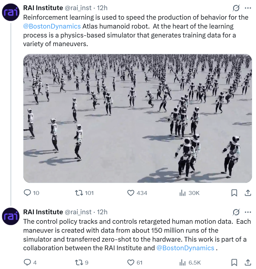 波士顿动力真「翻」不过宇树、众擎！一觉醒来，全世界的机器人都在侧空翻