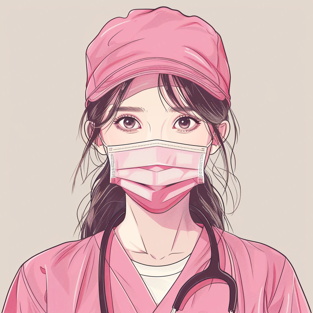 职业头像|护士——我们白衣天使的专属手绘卡通头像