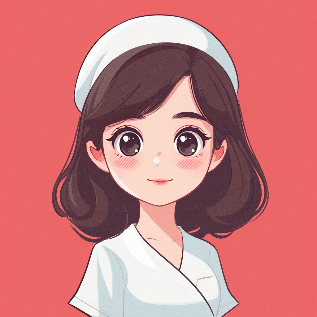 职业头像|护士——我们白衣天使的专属手绘卡通头像