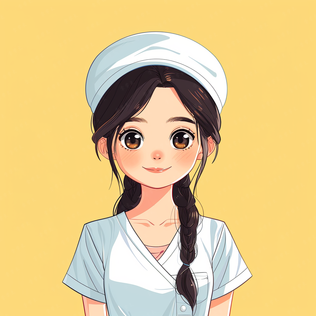 职业头像|护士——我们白衣天使的专属手绘卡通头像