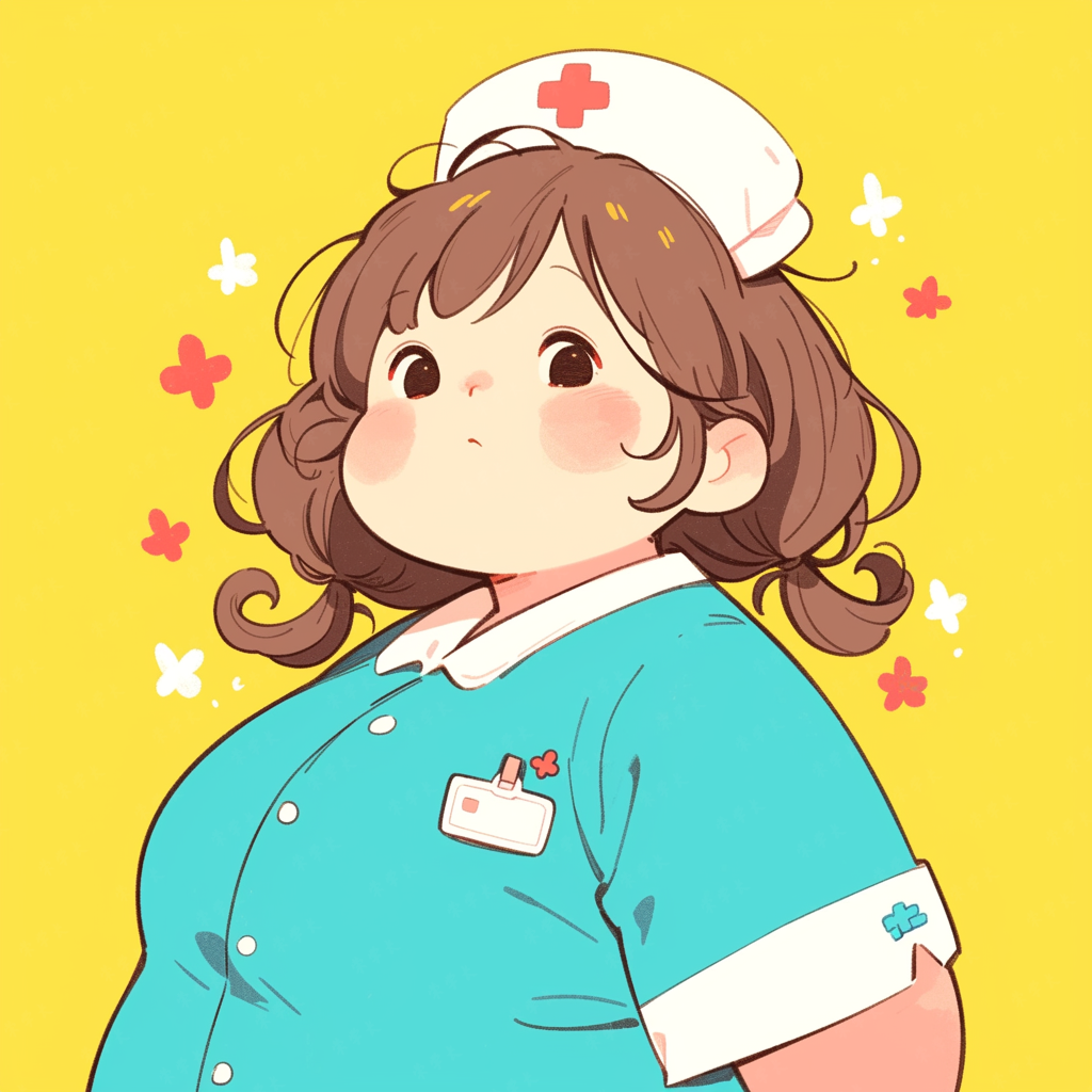 职业头像|护士——我们白衣天使的专属手绘卡通头像