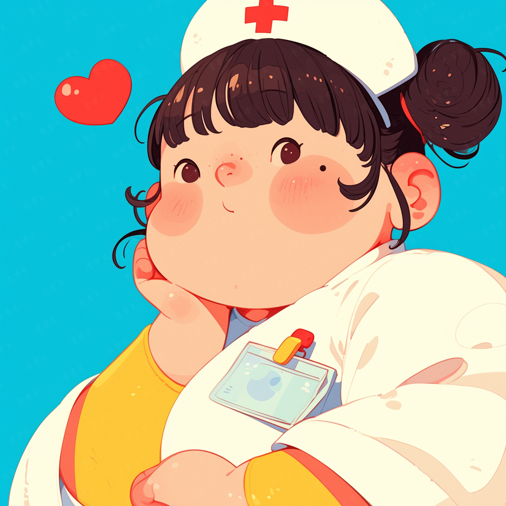 职业头像|护士——我们白衣天使的专属手绘卡通头像