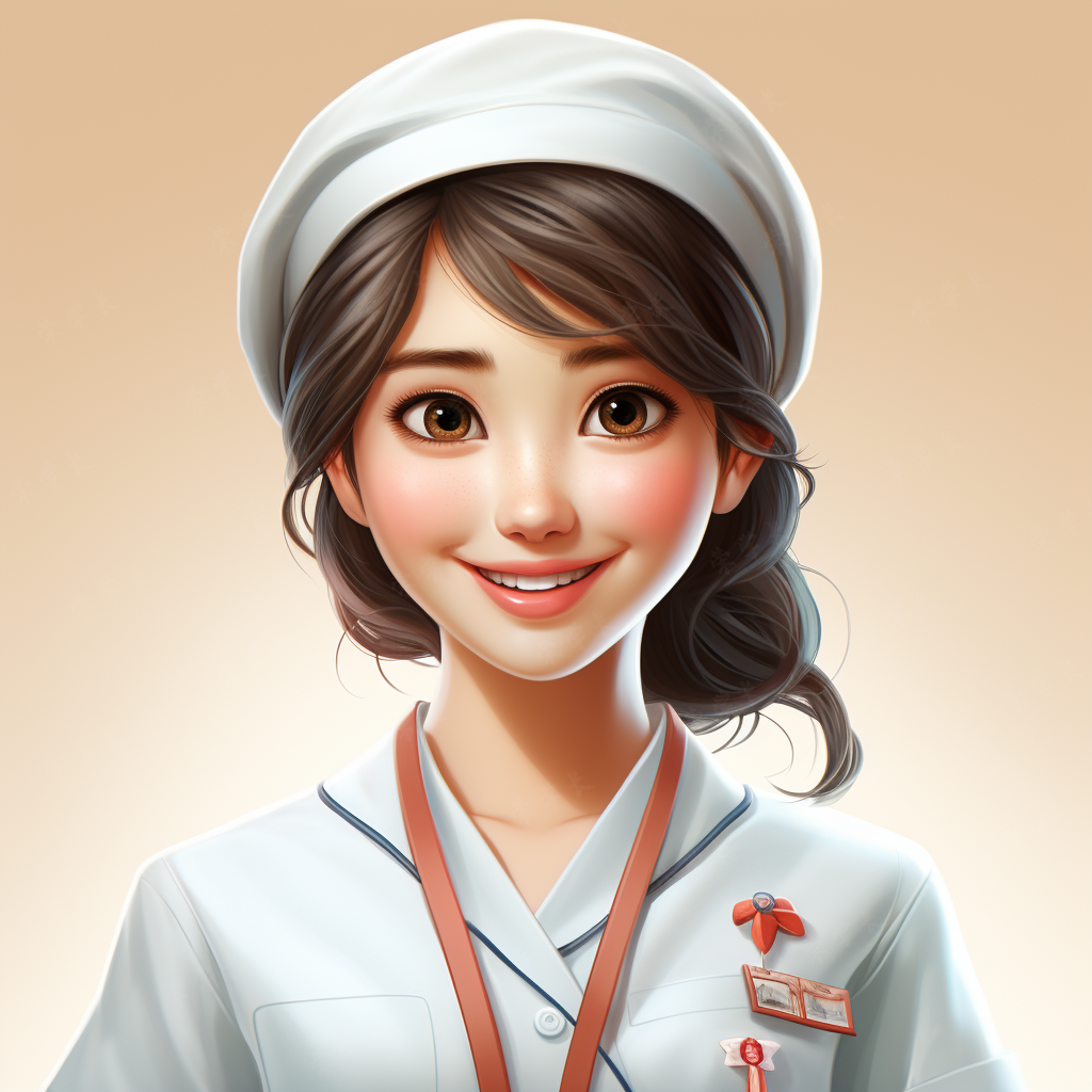 职业头像护士的日常之光
