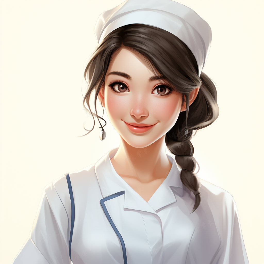 护士头像唯美图片