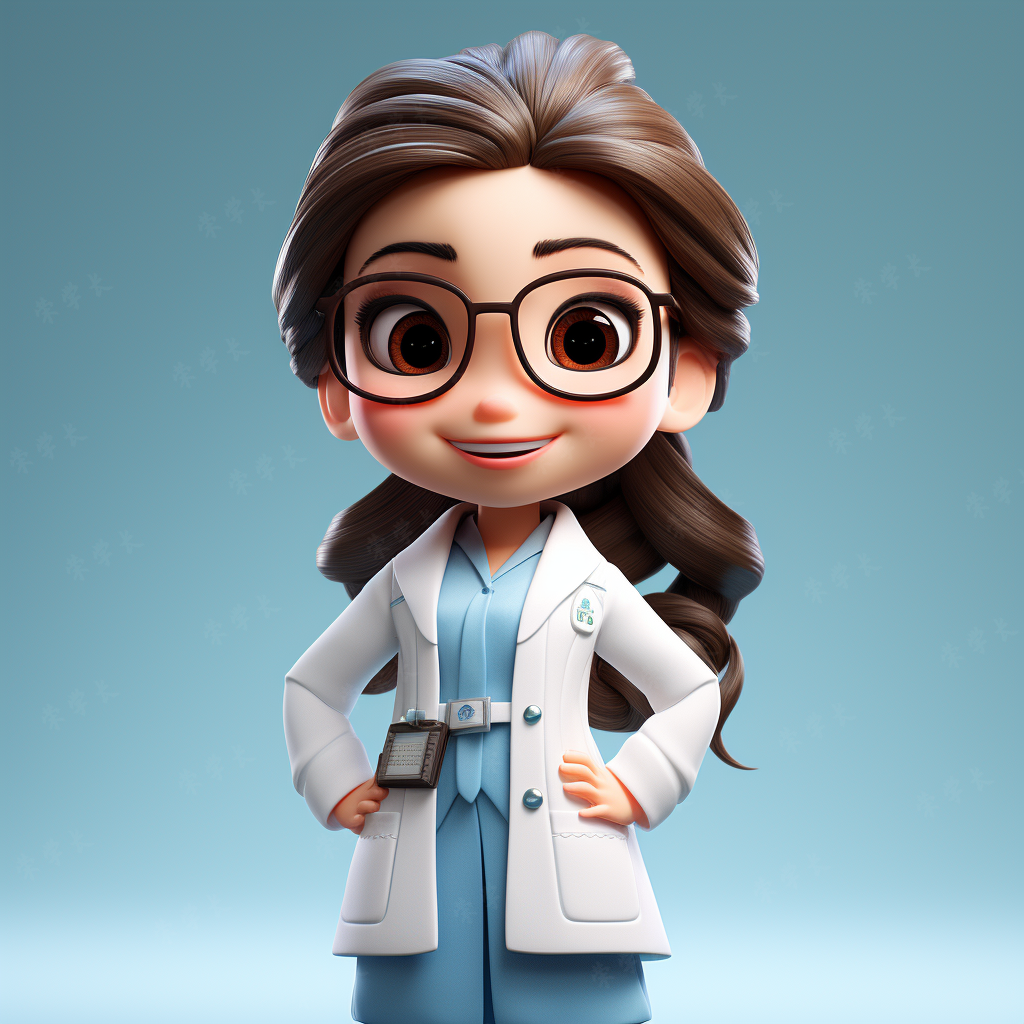 职业头像护士的日常之光