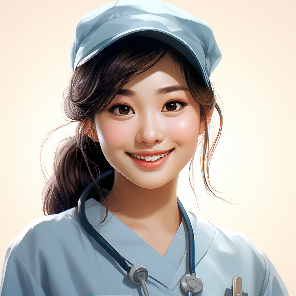 职业头像护士的日常之光
