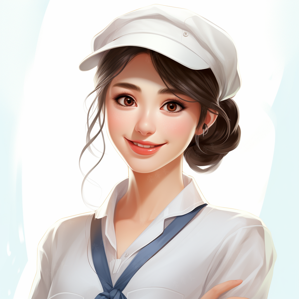 职业头像护士的日常之光