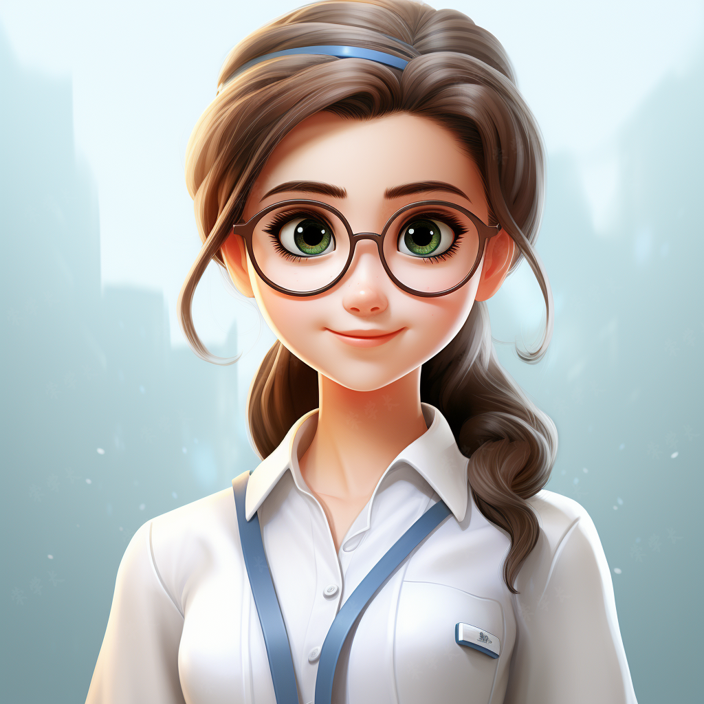 职业头像护士的日常之光