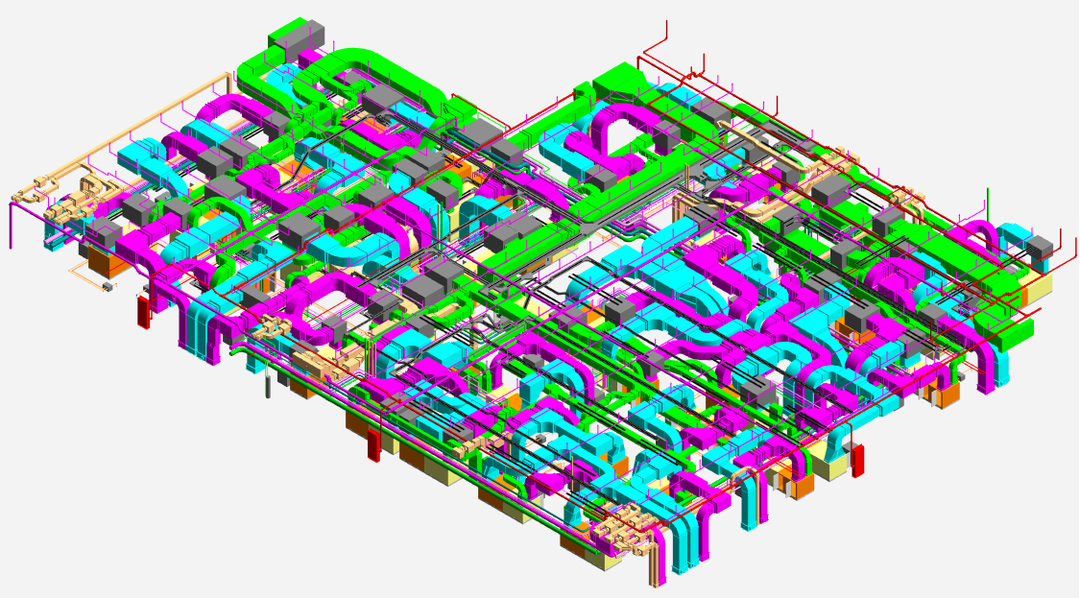 医院BIM模型图片