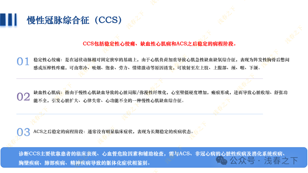 冠心病合理用药与综合管理