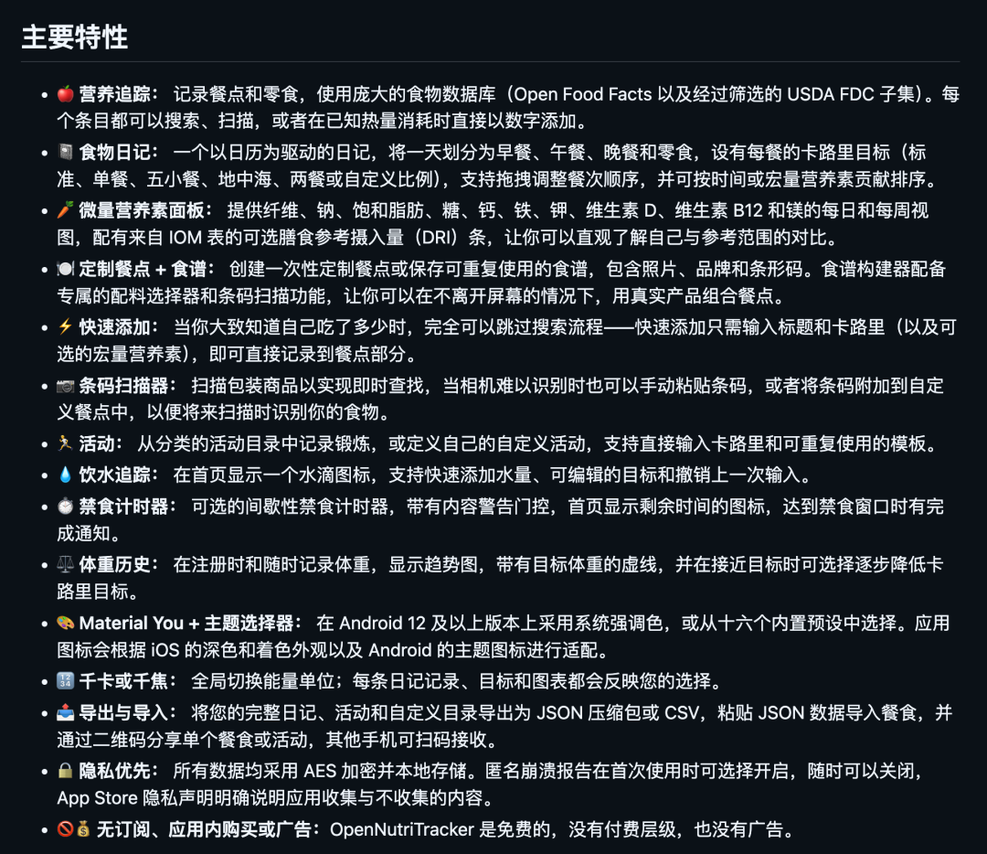 5个免费实用的开源项目推荐 覆盖副屏健身饮食收藏旅行