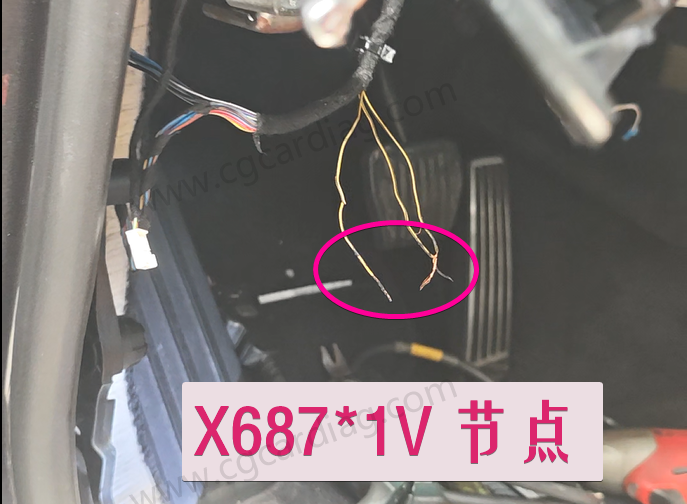 LIN 节点 X687：测量去往 JBE 的分支存在异常电阻